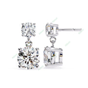 Four Prong Drop Earring DRFO1321